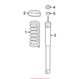 Mercedes Jounce Bumper - Rear Upper 1723200056